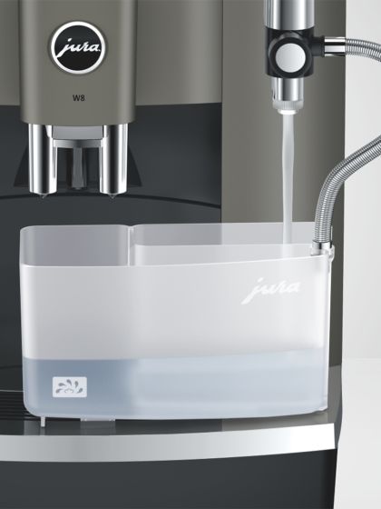 JURA W8 Dark Inox Superautomatic Professional Espresso Machine