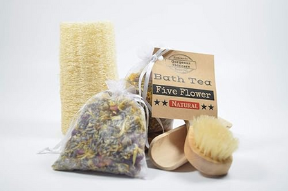 Five Flower Bath Tea Bag – Floral Tub Tea Soak for Relaxation &amp; Radiant Skin