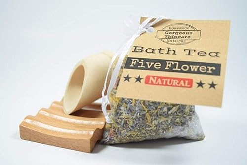 Five Flower Bath Tea Bag – Floral Tub Tea Soak for Relaxation &amp; Radiant Skin