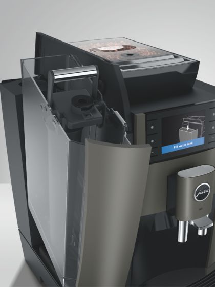 JURA W8  Dark Inox Superautomatic Professional Espresso Machine