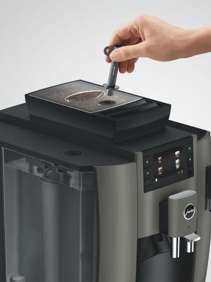 JURA W8  Dark Inox Superautomatic Professional Espresso Machine
