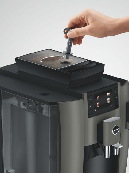 JURA W8  Dark Inox Superautomatic Professional Espresso Machine