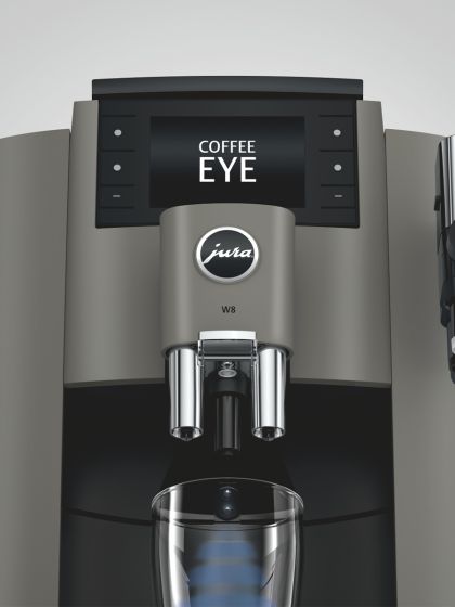 JURA W8  Dark Inox Superautomatic Professional Espresso Machine